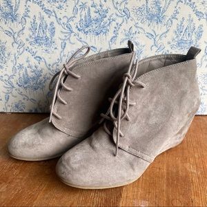 Heeled Wedged Booties